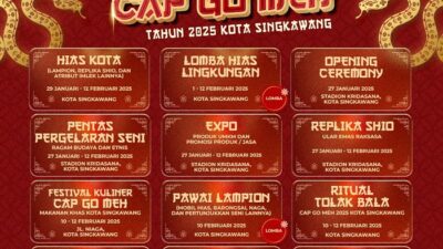 Jadwal Perayaan Imlek dan Cap Go Meh 2025 di Singkawang