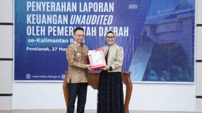 Edi Kamtono Serahkan LKPD 2024 ke BPK Perwakilan Kalbar