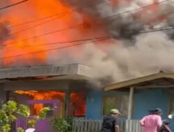 Mes DLHK Kalbar di Sanggau Terbakar