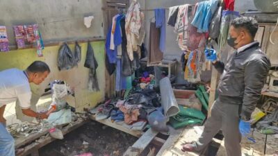 Duaarr!!! Tabung Gas Meledak, Warga Ambawang Terluka Parah