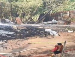 Ketersediaan Air Jadi Kendala Petugas Damkar Padamkan Api di Jalan Purnama Dua Pontianak