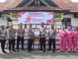 Sambut Hari Bhayangkara ke-79, Polres Bengkayang Salurkan 500 Paket Sembako dan Bakti Religi