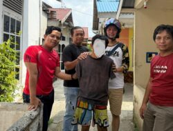 Gasak Pintu dan Teralis Jendela Rumah Warga, Seorang Pria di Pontianak Ditangkap Saat Asik Tidur