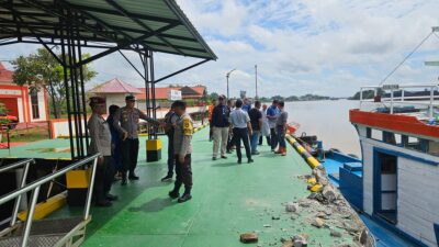 Polisi Kawal Ketat Mediasi Laka Air Sungai Kapuas, Kapolsek Tegaskan Wajib Ada Kesepakatan Tertulis