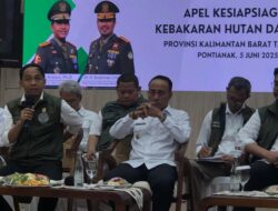 Tren Karhutla Menurun, Menteri Raja Juli Ajak Semua Pihak Tetap Siaga