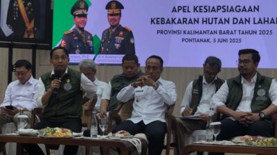 Tren Karhutla Menurun, Menteri Raja Juli Ajak Semua Pihak Tetap Siaga