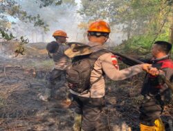 Karhutla Belum Usai, Petugas Masih Jadi Benteng Terakhir di Kubu Raya