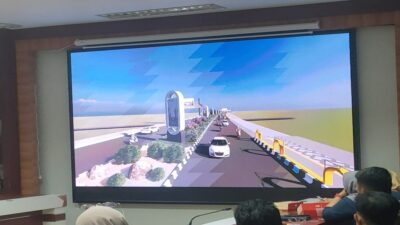 Jogging Track Akan Dibangun di Jalan Ahmad Yani II Kubu Raya