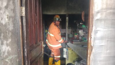Konsleting Mesin Cuci, Rumah Warga di Serdam, Kubu Raya Nyaris Terbakar