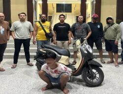 Pencurian Motor di Sungai Raya Dalam Terungkap, Pelaku Ditangkap Kurang dari 48 Jam
