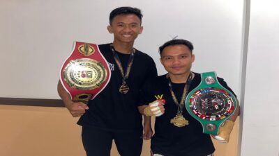 Dua Petinju Daud Boxing Club Harumkan Nama Kalbar di Ajang Tarkam III Ponorogo