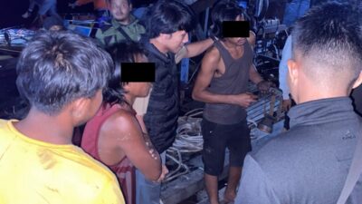 Empat Penambang Emas Ilegal di Desa Nanga Biang Sanggau Ditangkap