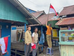 PDMD Kubu Raya Ajak Masyarakat di Tepian Sungai Kapuas Pasang Bendera Merah Putih
