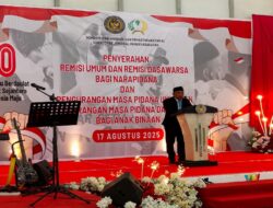 Terima Remisi Hut Ke-80 RI, 218 Warga Binaan Di Kalbar Langsung Bebas