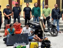 Gasak Gudang Kosong di Kubu Raya, Tiga Pelaku Diringkus Polisi