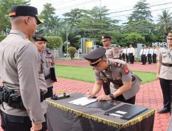 Mutasi Besar di Polres Mempawah! Kapolres Jonathan David Pimpin Sertijab Enam Perwira