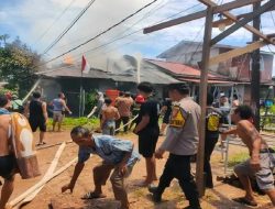 Cekcok Rumah Tangga Berujung Petaka, Satu Rumah Hangus Terbakar di Kubu Raya