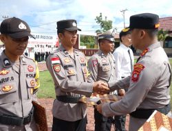 Apresiasi Dedikasi Personel, Kapolres Bengkayang Berikan Reward atas Prestasi dan Dukungan Ketahanan Pangan