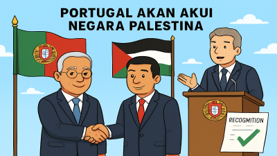 Dukungan Dunia Makin Deras! Portugal Resmi Akui Palestina 21 September