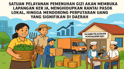 Bukan Cuma Soal Gizi! 806 Titik SPPG Siap Jadi Mesin Ekonomi Baru Daerah