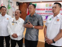 Daud Yordan Tekankan Pembinaan Atlet dalam Musorkab KONI Sanggau