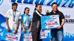 1000 Pelari Semarakkan Road to Police Women Run 2026 di Polresta Padang