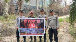Langkah Antisipatif, Polres Landak Gencarkan Sosialisasi Karhutla Hingga ke Pelosok Desa